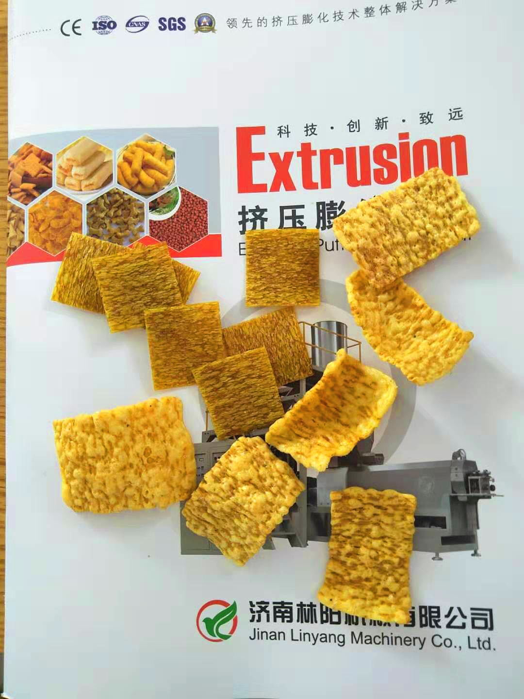 苦荞酥苦荞片生产设备林阳膨化机械  苦荞酥生产设备  苦荞片生产机械