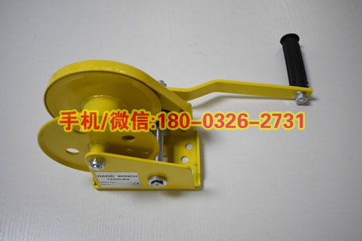 1200磅双向自锁式手摇绞盘手摇卷扬机带刹车手动牵引机