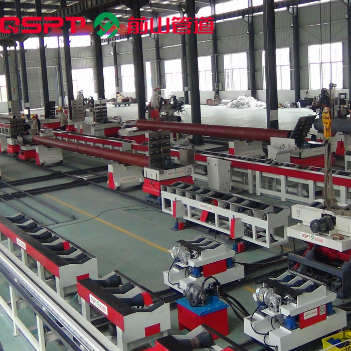 管道预制生产线厂家  固定车间式生产线  管道生产线厂家