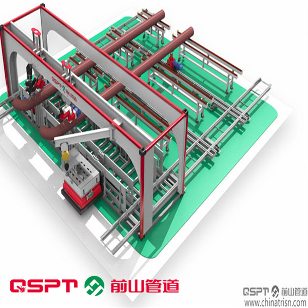 移动车间式管道预制生产线  管道加工生产线  生产线预制厂家  移动车间式生产线