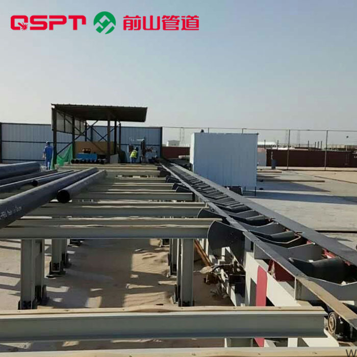 管道翻转物流输送系统(上料型)  管道物流输送系统  高效率物流系统  管子上料输送设备