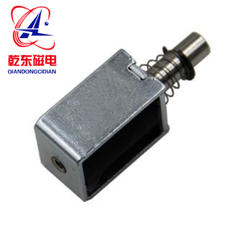 箱柜电磁锁小型牵引直流电磁铁QDU0730L厂家定制  牵引电磁铁  小型电磁铁