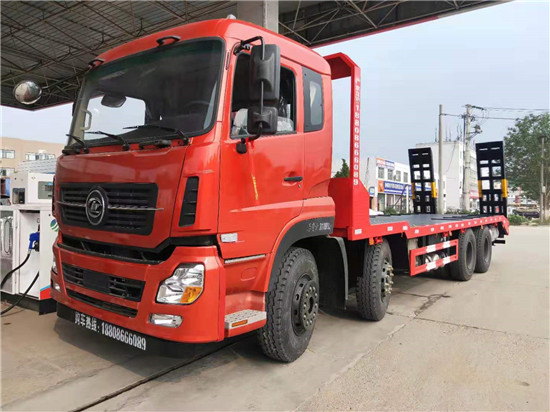 福德牌前四后八挖机拖车 大型挖掘机拖板车 钩机平板车  大型挖机运输车