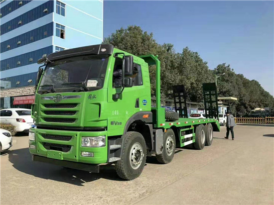 福德牌前四后八挖机拖车 大型挖掘机拖板车 钩机平板车  大型挖机运输车