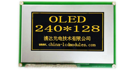 3.37英寸240128点阵宽温OLED显示屏8080并口  3.37OLED  240128OLED