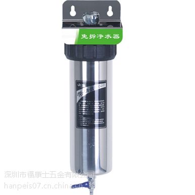 OEM四级超滤机免拆洗304不锈钢家用厨房净水器 食堂净水