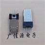 插件-夹板 Micro USB 5p公头外露8.8mm 两边