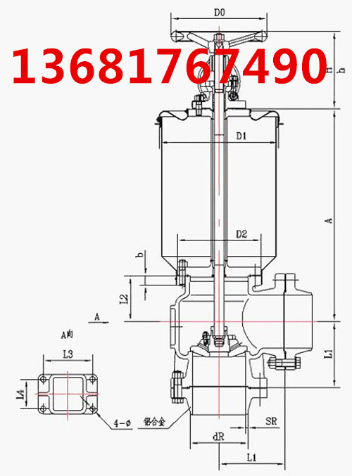 DJ44W-25T型低温角式截止阀  DJ44W-25T截止阀