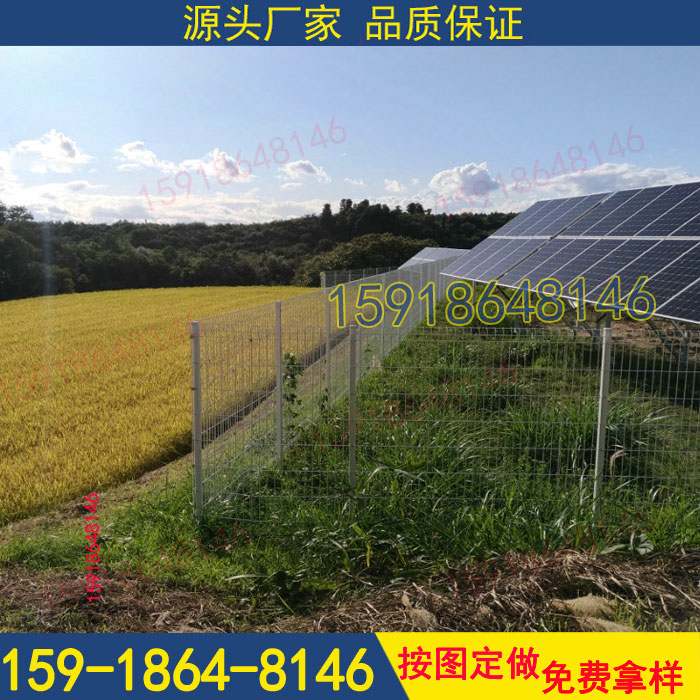现货桃形柱围栏 广州定做三角折弯护栏网  小区围栏网  绿色铁丝网
