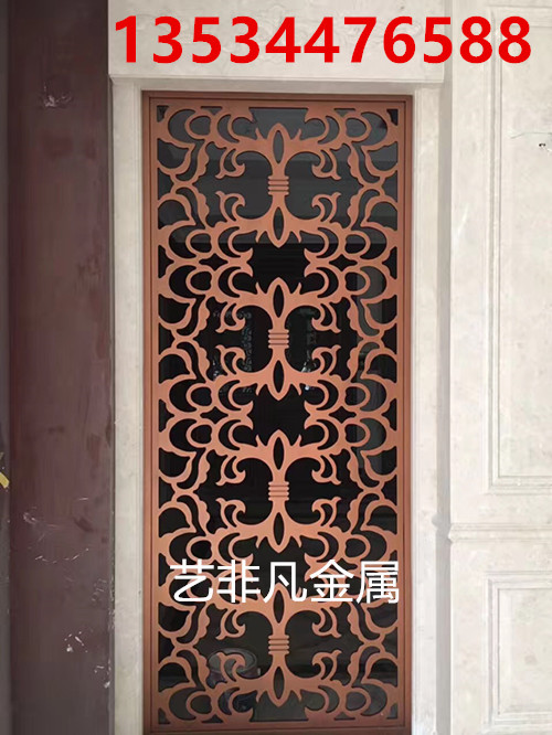 展会玫瑰金不锈钢屏风无不表现出设计师独具匠心  雕刻屏风  隔断屏风  花格屏风