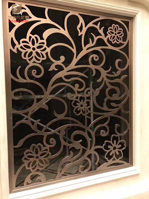 酒店新中式屏风背景墙装饰显得优雅而美丽  雕刻屏风  隔断屏风  花格屏风