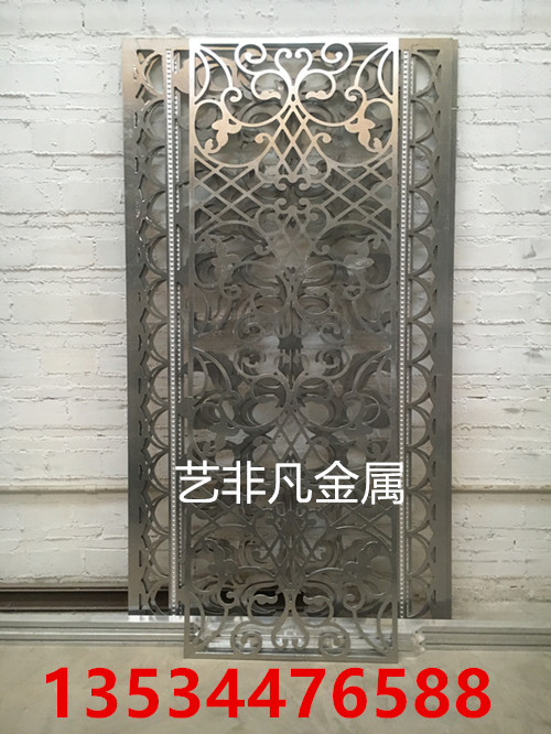 玫瑰金镂空隔断古典屏风达到客厅的整体效果及协调性  雕刻屏风  隔断屏风  花格屏风
