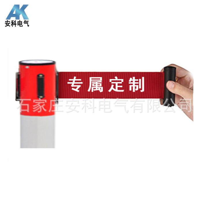 玻璃钢带式伸缩围栏 绝缘伸缩围栏 电力警示带隔离围栏