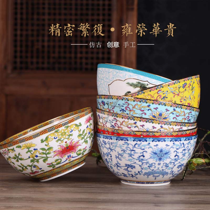 陶瓷餐具骨瓷单碗套装定制LOGO  陶瓷餐具单碗  单碗定制LOGO