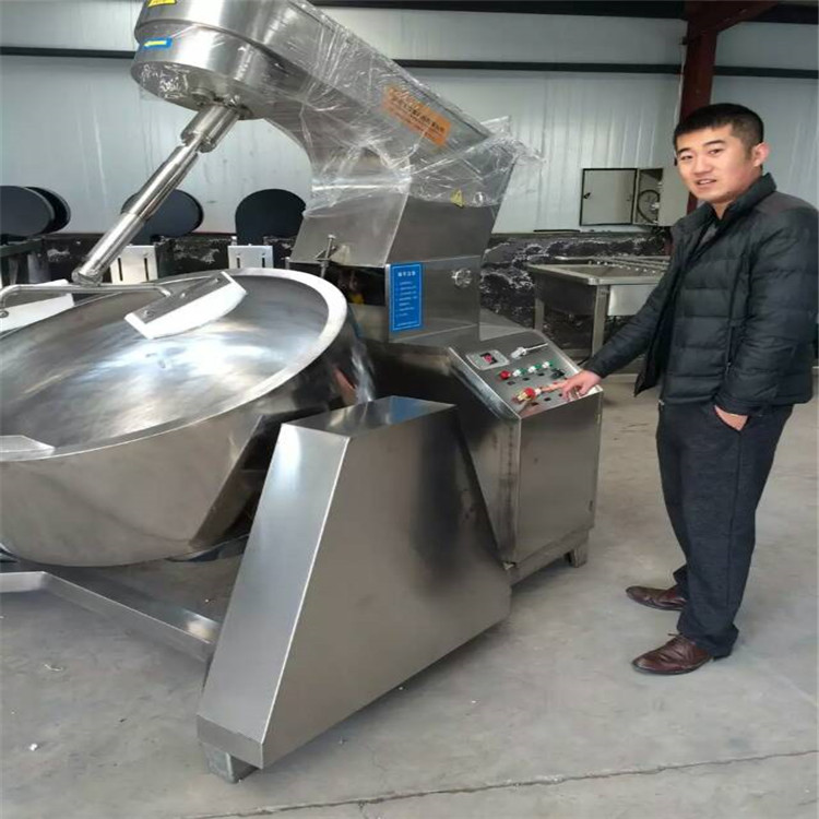 电磁加热行星搅拌锅 火锅清油炒制机器  豆瓣酱全自动炒锅