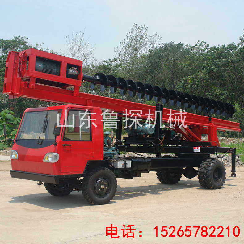 打桩机厂家加工定制 双排座打桩机  桩工机械  工程钻机
