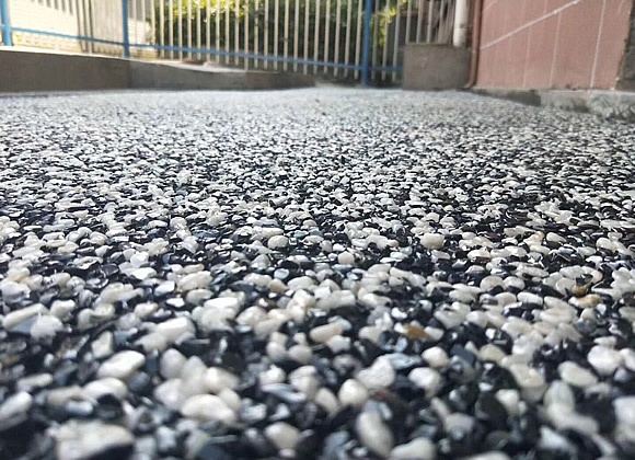水洗石地坪 水洗石地面 胶粘石地坪—河北石家庄华欧HO67