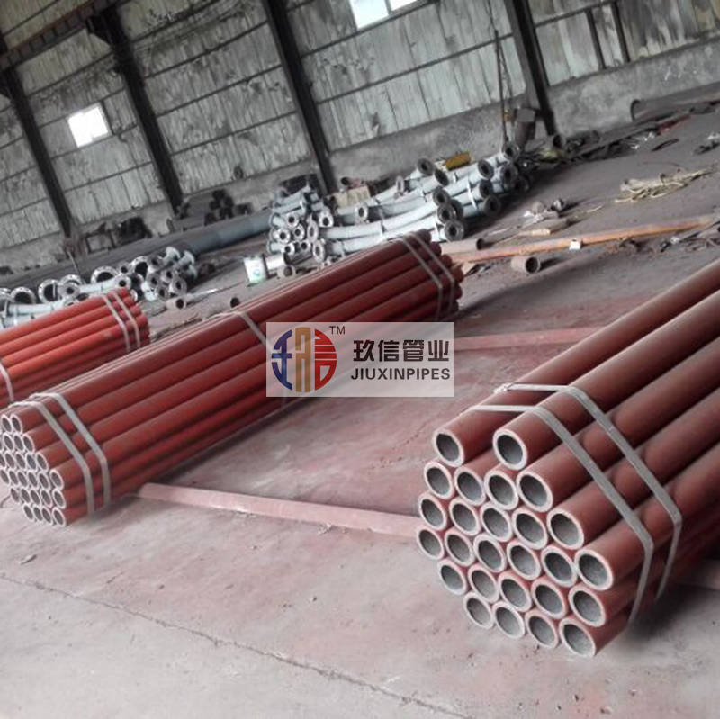 碳钢内衬氧化铝陶瓷复合管道/安装施工/规格型号  刚玉陶瓷复合管  自蔓延陶瓷复合管