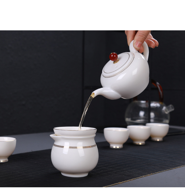 供应蓝牡丹茶具套装青花茶具颜色釉茶具节日庆典礼品&nbsp;&nbsp;陶瓷&nbsp;&nbsp;功夫茶具