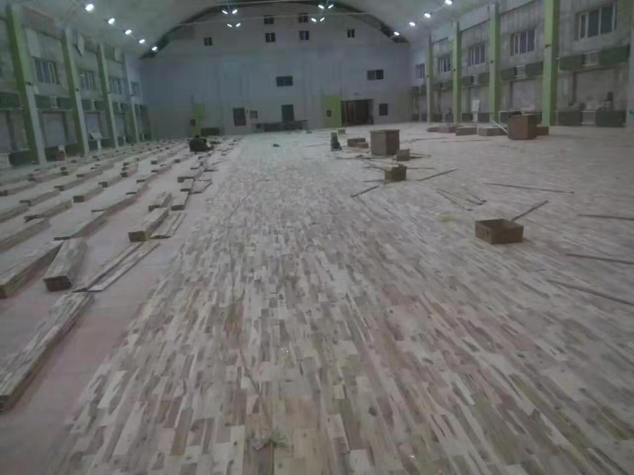 桐梓县板式龙骨体育木地板翻新划线