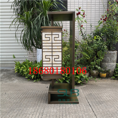 长沙景观园草坪灯不锈钢拉丝特色灯定制防水庭院灯  不锈钢特色灯