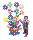 泰国快乐时光游乐设备厂批发儿童磁力雪花片积木  荡船  淘气堡  踏步