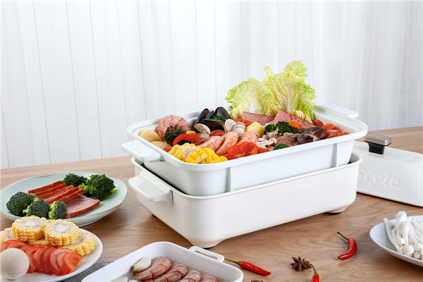 小智多功能烹饪料理锅 整体拆卸清洗无忧  小智多功能料理锅