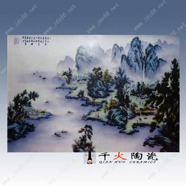 瓷板画陶瓷壁画定制景德镇瓷板画厂家