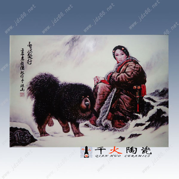 瓷板画陶瓷壁画定制景德镇瓷板画厂家