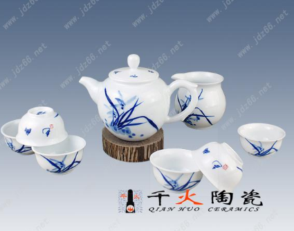 陶瓷茶具套装厂家 节日礼品茶具定制