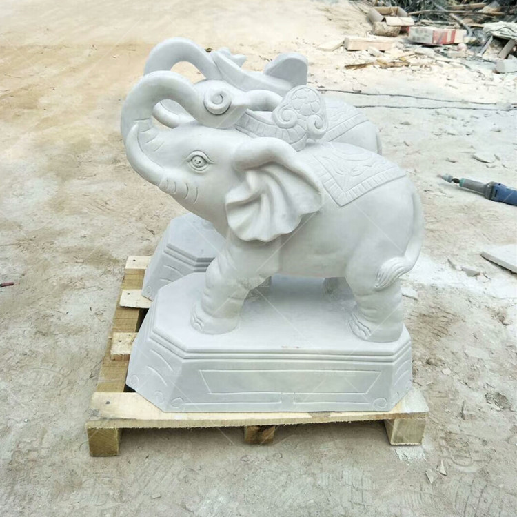 三十公分小象批发石雕镇宅家用小象摆件