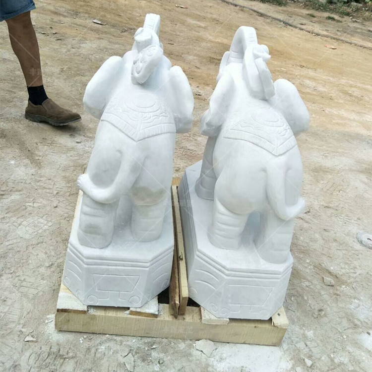 三十公分小象批发石雕镇宅家用小象摆件