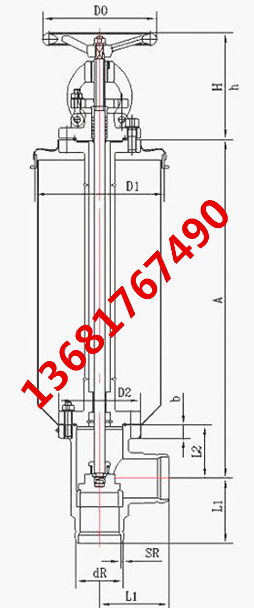 DJ64L-25L型低温角式截止阀  DJ64L-25L截止阀