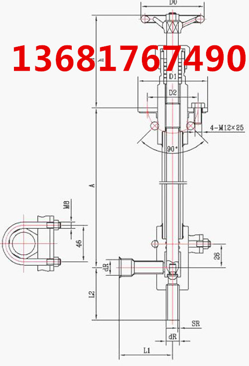 DJ64W-16T型低温角式截止阀  DJ64W-16T截止阀
