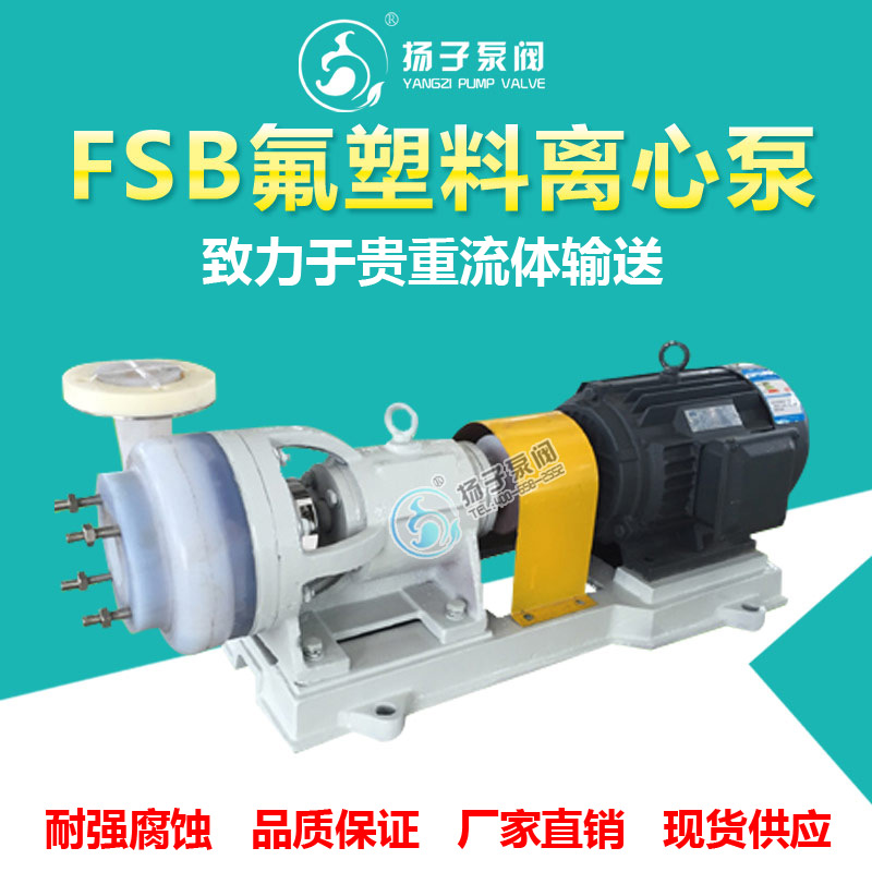 供应厂家直销FSB型扬子氟塑料泵耐酸泵卸酸泵--全塑型  防腐泵
