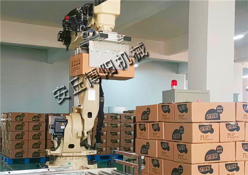 袋料砂浆堆垛设备 不锈钢自动包装码垛设备  自动堆垛机  码垛机械手