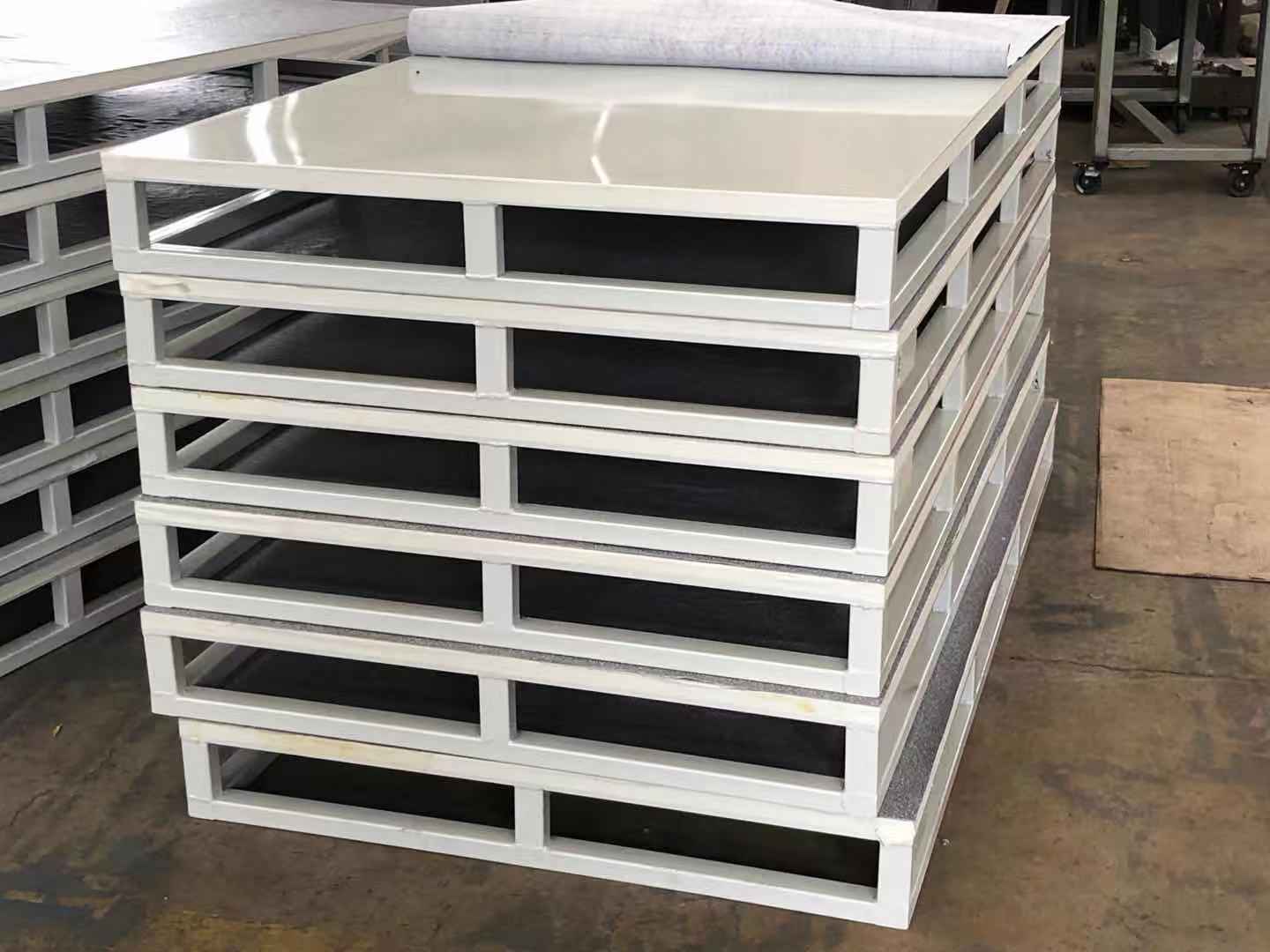 洛阳乾昊供应货架叉车托盘 周转用钢制托盘 耐磨耐用 金属托盘 物流托盘