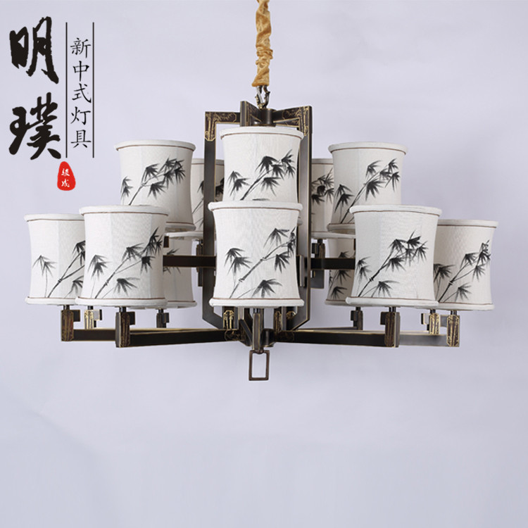 会所新中式吊灯批发 宴会厅新中式吊灯批发