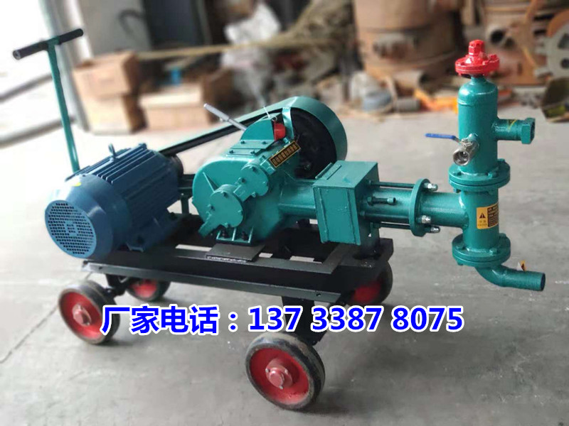 武汉抗浮锚杆注浆 液压双缸砂浆泵大排量砂浆泵  武汉抗浮锚杆注浆机