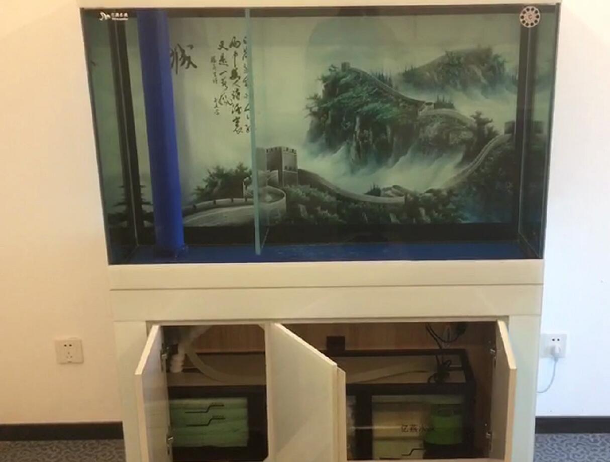 济南高新区丁豪广场鱼缸维修  维修鱼缸  鱼缸安装
