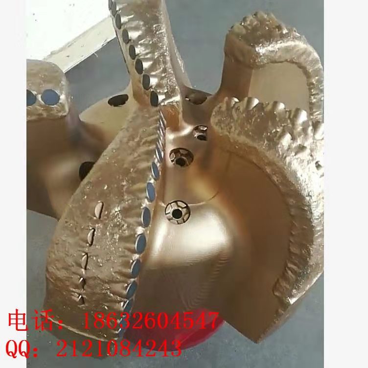 五翼PDC钻头215镶嵌金刚石复合片江汉钻头反循环  金刚石钻头