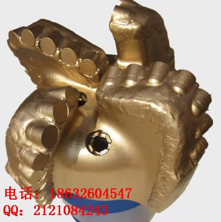 四翼钢体PDC钻头241镶金刚石复合片江汉钻头反循环  金刚石钻头