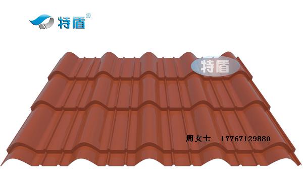 彩钢琉璃瓦厂家供应金属仿古瓦  彩钢仿古琉璃瓦