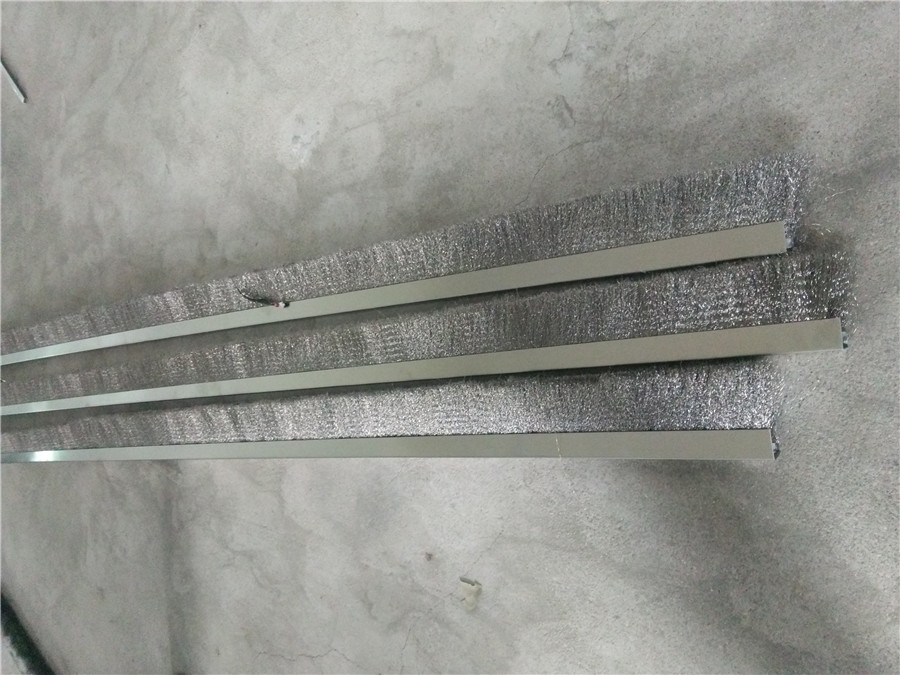 餐桌玻璃固化炉密封钢刷 退火炉 熔窰炉密封钢刷  钢刷密封  不锈钢丝条刷