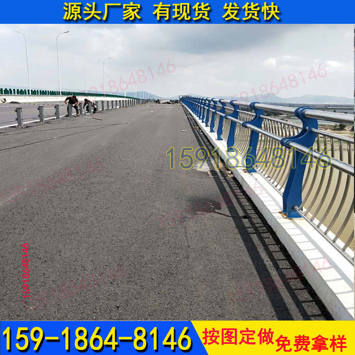 江门河道景观栏杆立柱 广州护栏厂  河道护栏  桥梁护栏