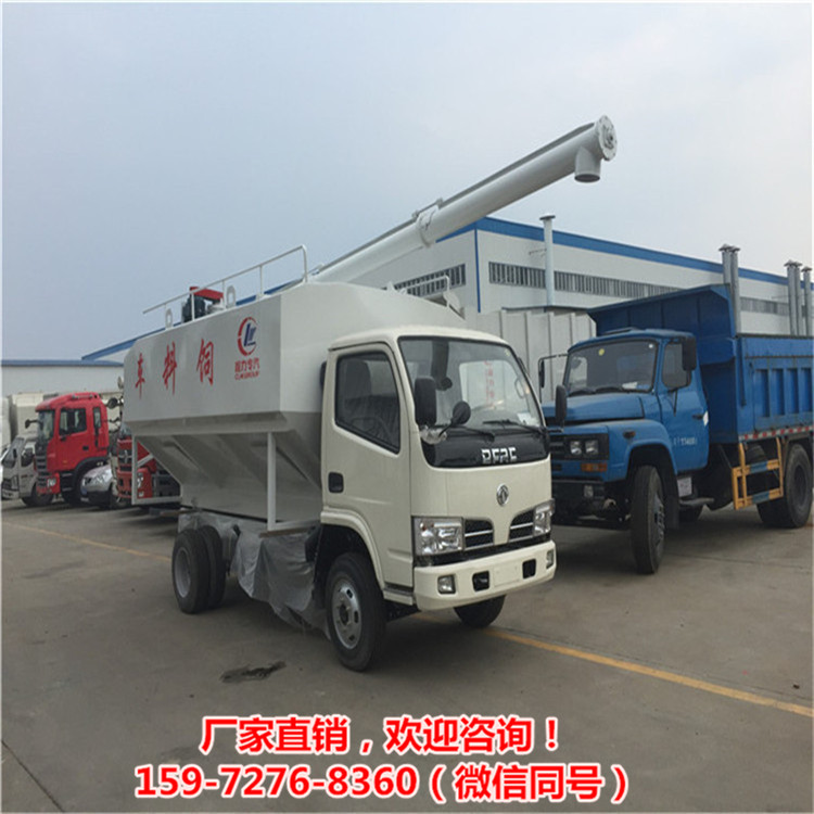 双胞胎猪场罐装料车东风天龙20吨饲料罐车