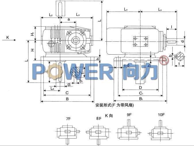 德州向力牌TPG100二次包络减速机&nbsp;&nbsp;TPG减速机&nbsp;&nbsp;平面包络减速机