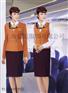 导医空姐制服套装 护士顾问前台女西装