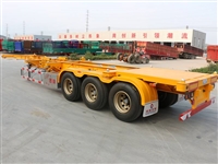 锣响LXC9401TJZ 40英尺小鹅颈三轴骨架车轻量型