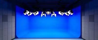 星河虚拟演播室设计 蓝绿箱灯光整体建设厂家 蓝箱装修方案